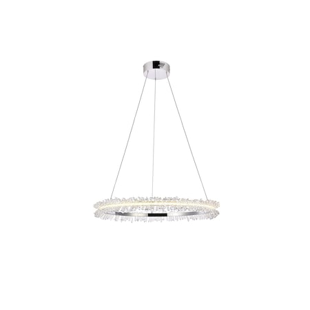 Laurel Led 26 Inch Chrome Pendant